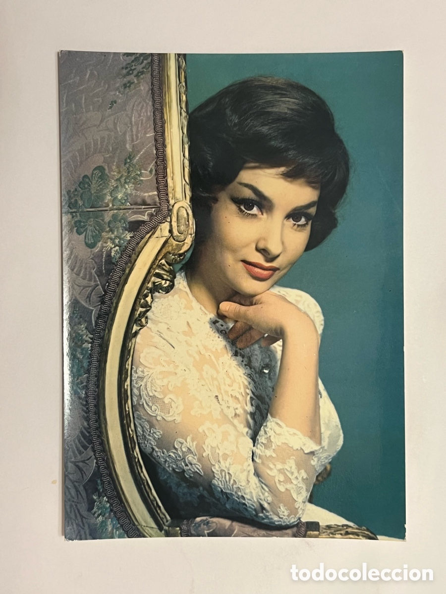 Cine: GINA LOLLOBRIGIDA. Actriz de cine Italiana. Postal Rotalcolor. Edici&oacute;n Italiana