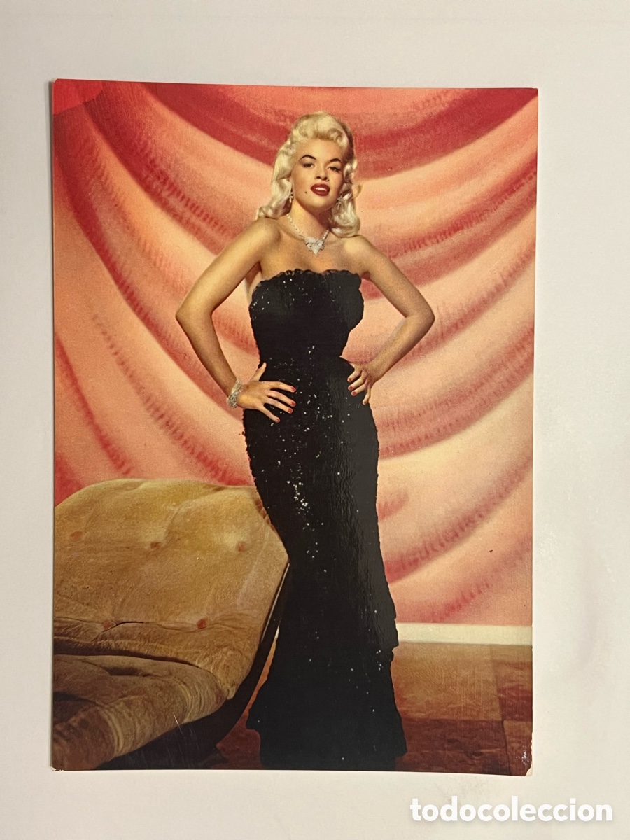 Cine: JAYNE MANSFIELD. Actriz de cine estadounidense. Postal Rotalcolor. Edici&oacute;n Italiana