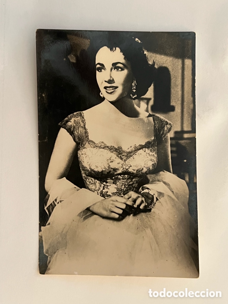 Cine: ELIZABETH TAYLOR. Actriz Estadounidense. Edici&oacute;n., JDP Valencia. Postal No.18 (a.1961) circulada