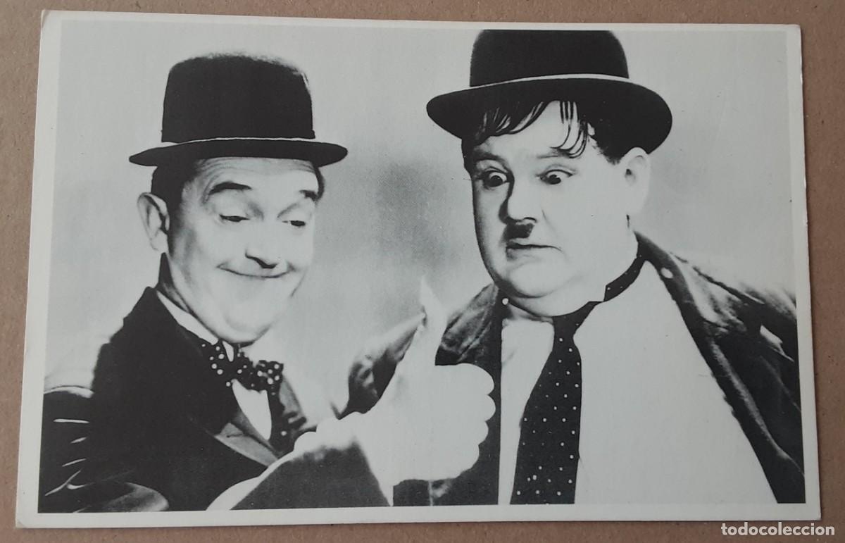 Cine: TARJETA POSTAL LAUREL & HARDY ( NAIL), WORLD POSTCARDS INC