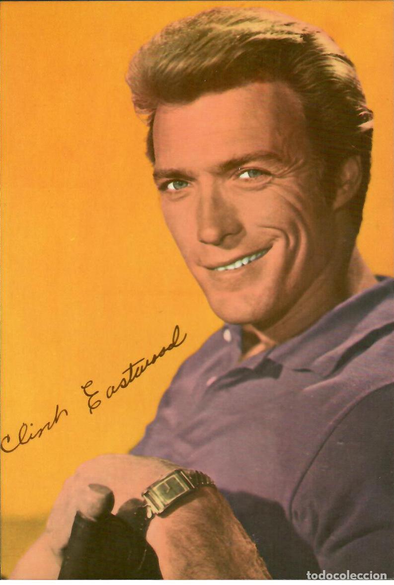 Cine: Clint Eastwood . n&ordm; 1576 . Edicion Oscarcolor para Klasik Kards. no escrita. Vell i Bell