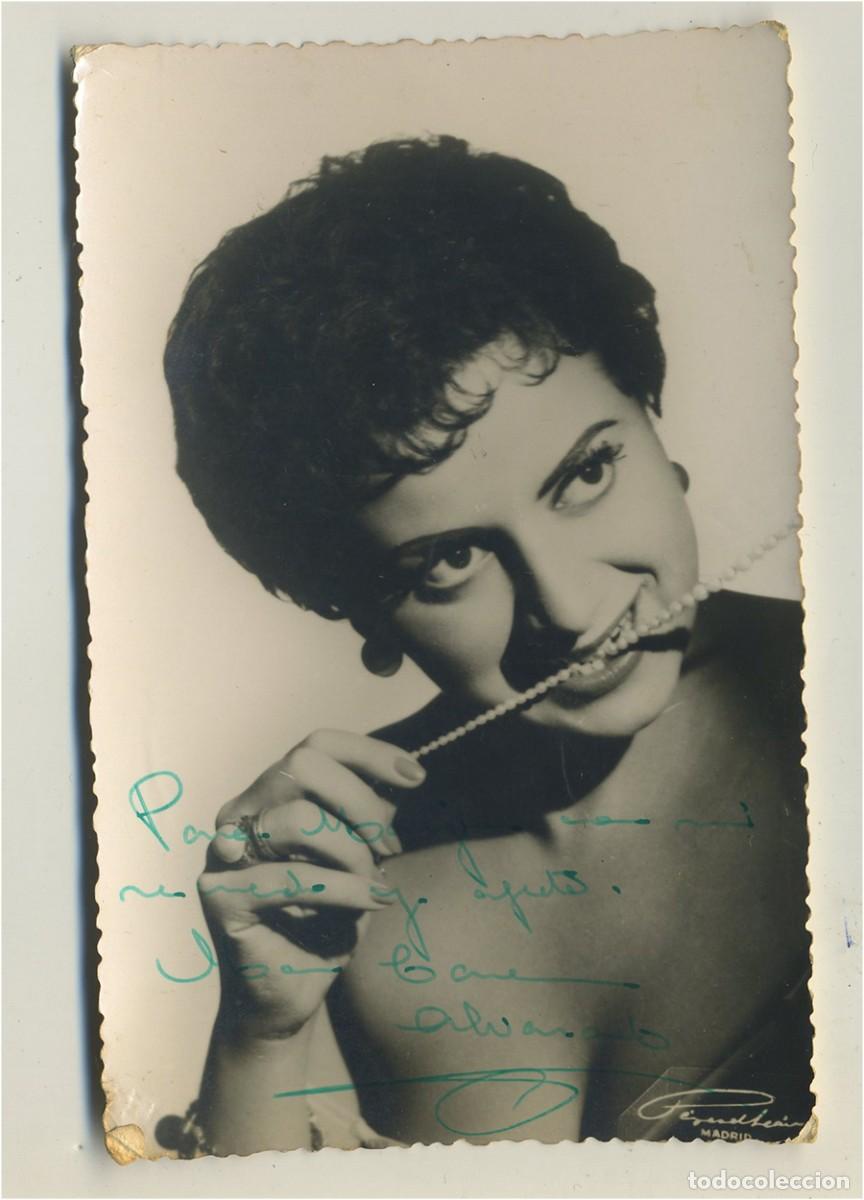 Cine: ANTIGUA POSTAL RETRATO DE ARTISTA DEDICADA A IDENTIFICAR (2)