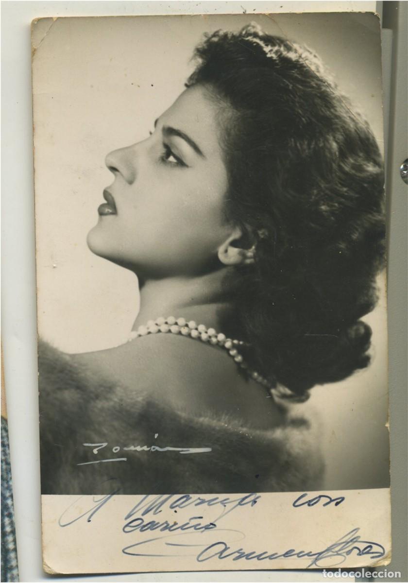 Cine: ANTIGUA POSTAL RETRATO DE ARTISTA DEDICADA A IDENTIFICAR (1)