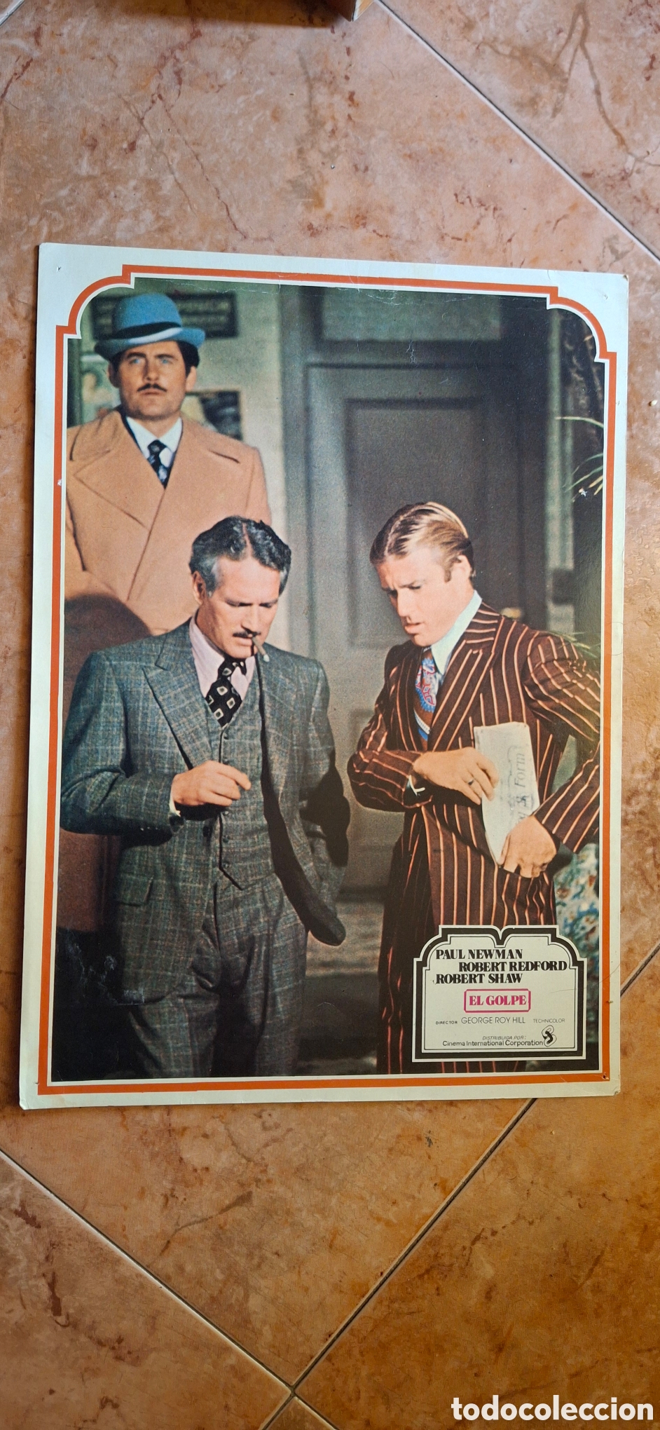 Cine: Fotocromos Originales Cine El Golpe (1973) Paul Newman Robert Redford.