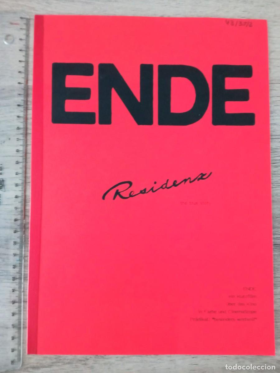 Cine: ENDE, DOSSIER EN VARIOS IDIOMAS Y 3 FOTOS DE ESTA PRODUCCION ALEMANA