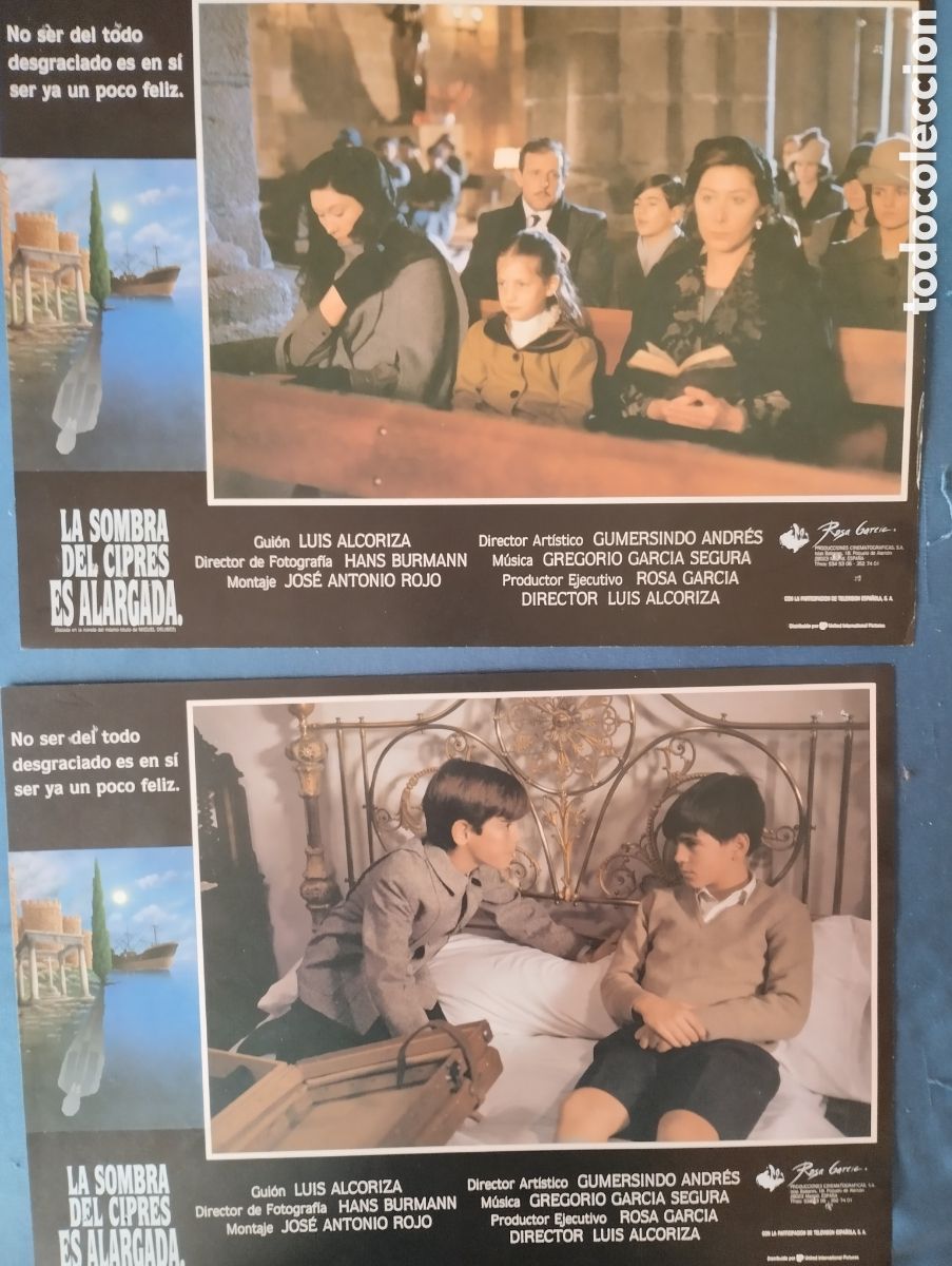 Cin&eacute;ma: 6 FOTOCROMOS - LA SOMBRA DEL CIPRES ES ALARGADA