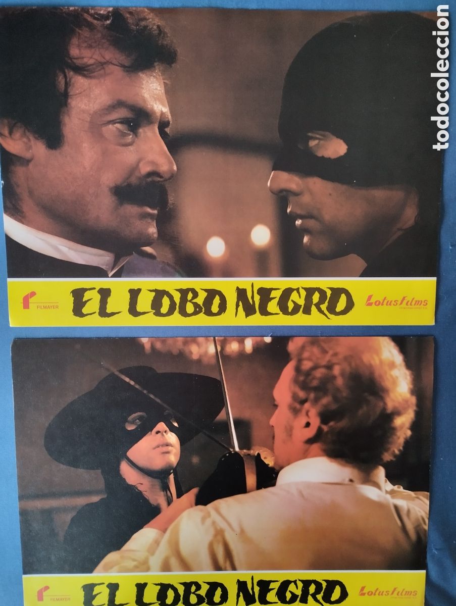 Cine: 6 FOTOCROMOS - EL LOBO NEGRO