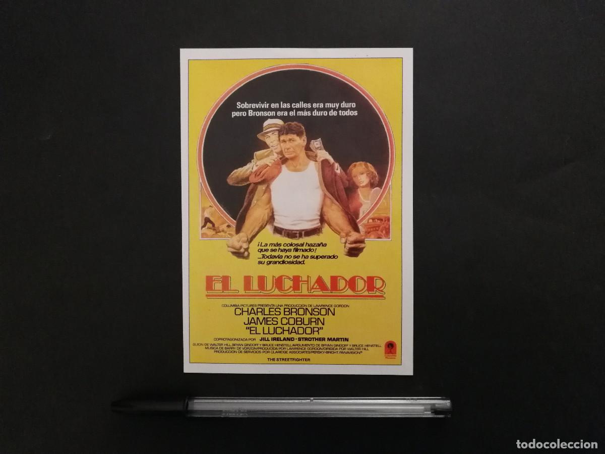 Cine: FICHA COLECCIONABLE -10*15- EL LUCHADOR - JAMES COBURN - CHARLES BRONSON