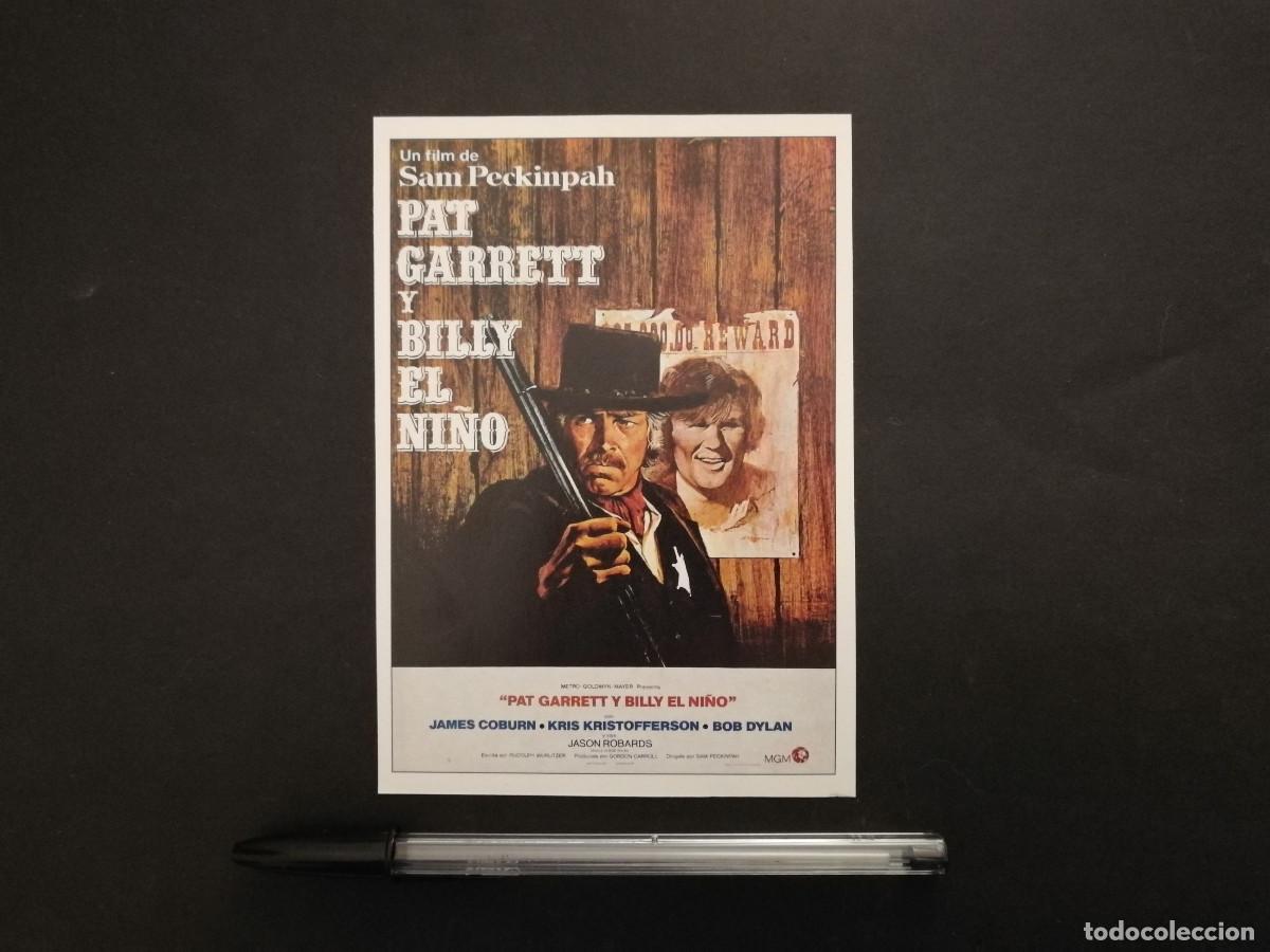 Cine: FICHA COLECCIONABLE -10*15- PAT GARRETT Y BILLY EL NI&Ntilde;O - JAMES COBURN - WESTERN