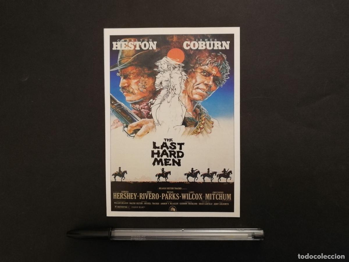 Cine: FICHA COLECCIONABLE -10*15- LOS ULTIMOS HOMBRES DUROS - JAMES COBURN - WESTERN - CHARLTON HESTON