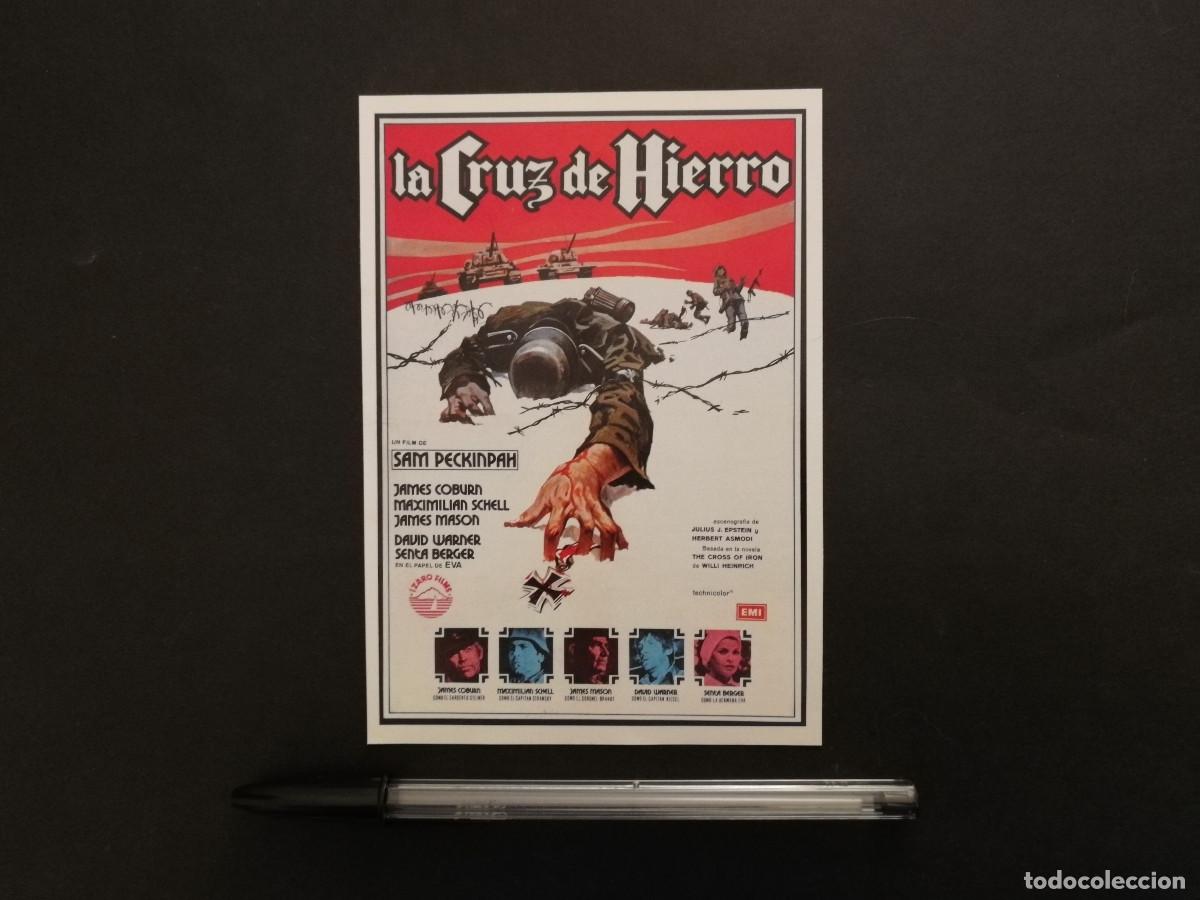 Cine: FICHA COLECCIONABLE -10*15- LA CRUZ DE HIERRO - JAMES COBURN - CINE BELICO - Sam Peckinpah