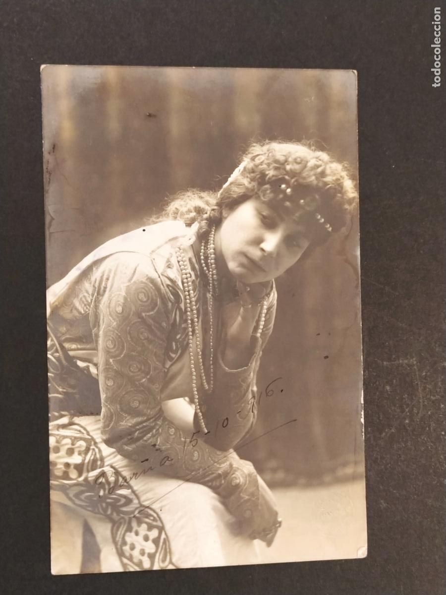 Cine: MARGARIDA XIRGU - SELLO EN SECO AMADEO , BARCELONA - FOTOGRAFICA - POSTAL ANTIGUA -(116.656)