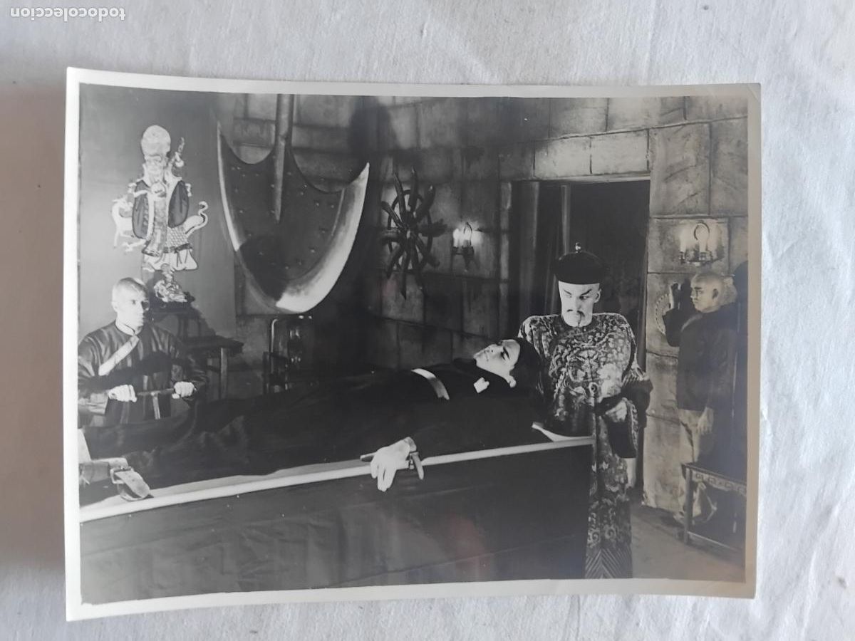 Cine: FOTO DE PELICULA DE FU MAN CHU. 24 X 18 CM.