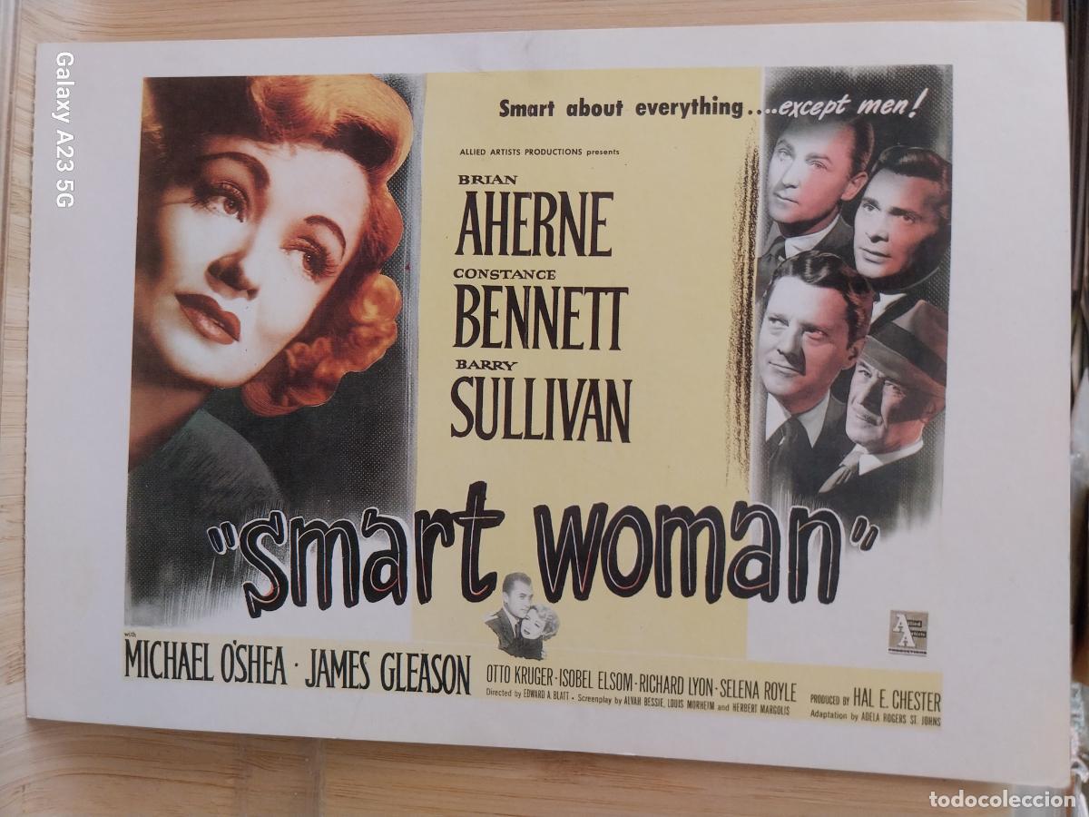 Kino: SMART WOMAN TARJETON ED CAREER GIRLS A&Ntilde;O 1989 TARJETON 20.2X14CMS