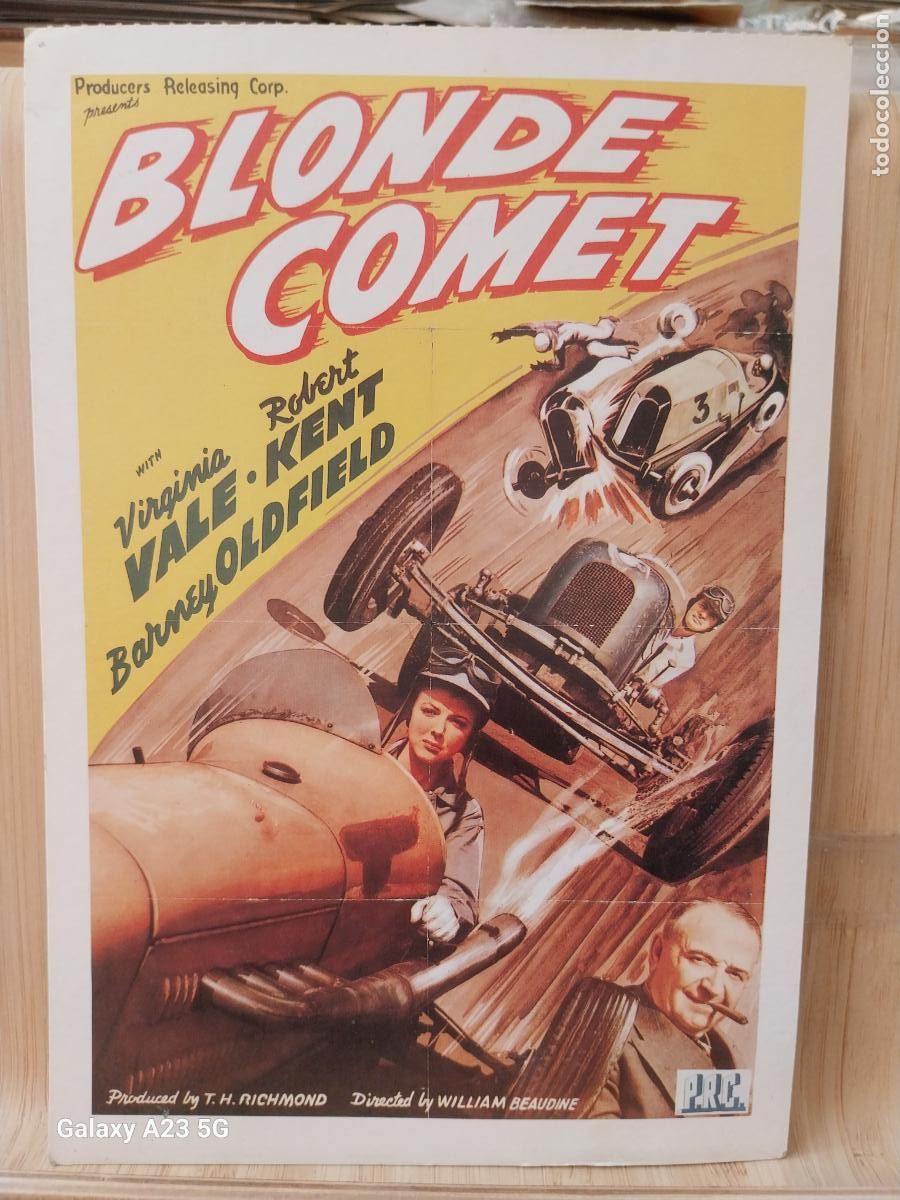 Kino: BLONDE COMET TARJETON ED CAREER GIRLS A&Ntilde;O 1989 TARJETON 20.2X14CMS