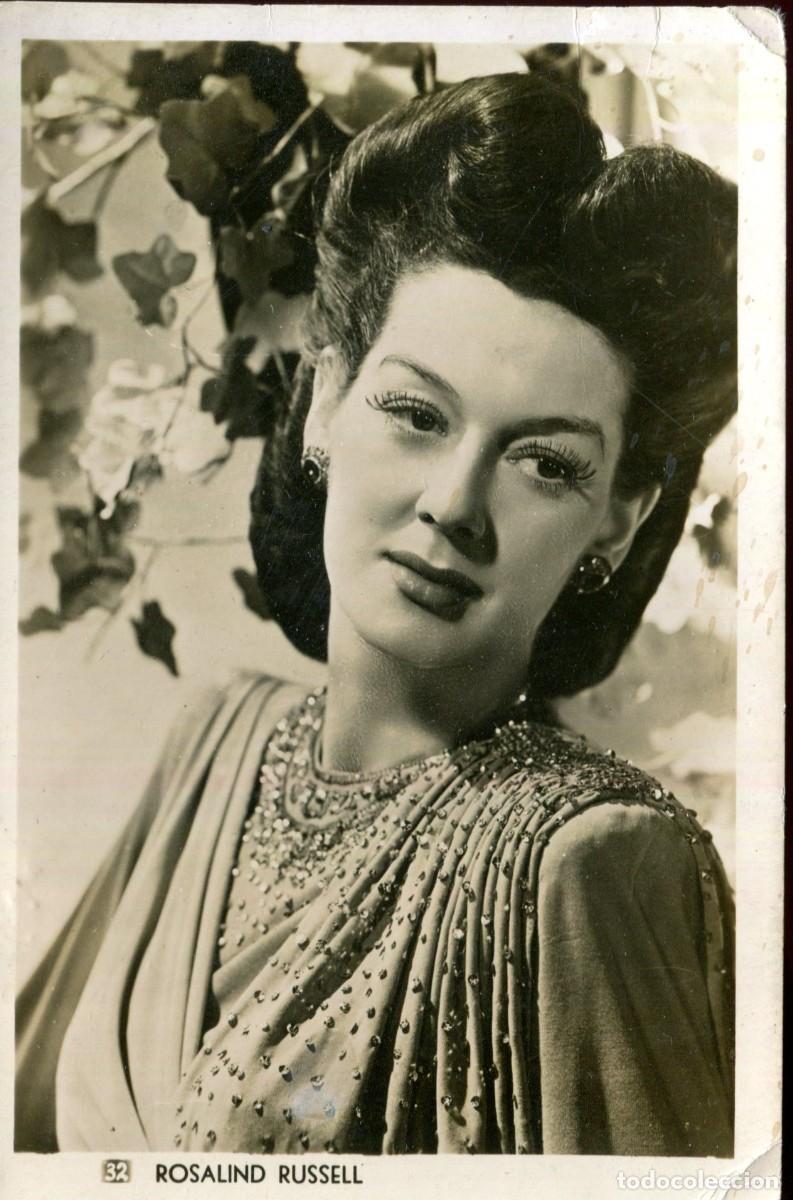 Cine: ANTIGUA TARJETA POSTAL. N&ordm; 32. ROSALIND RUSSELL