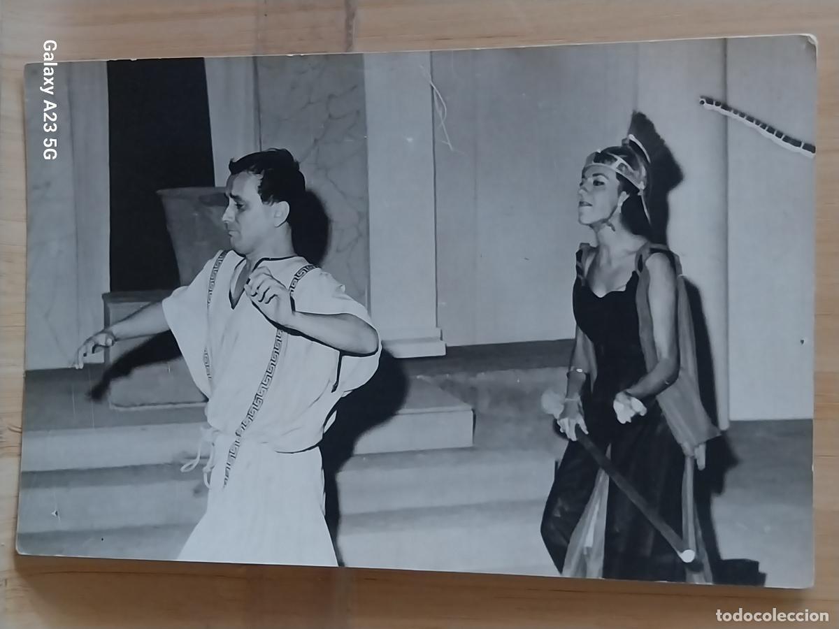 Cinema: REPRESENTACION TEATRO ESCENA ROMANA ACTORES ACTOR FOTO PARTICULAR 14X9CMS ****