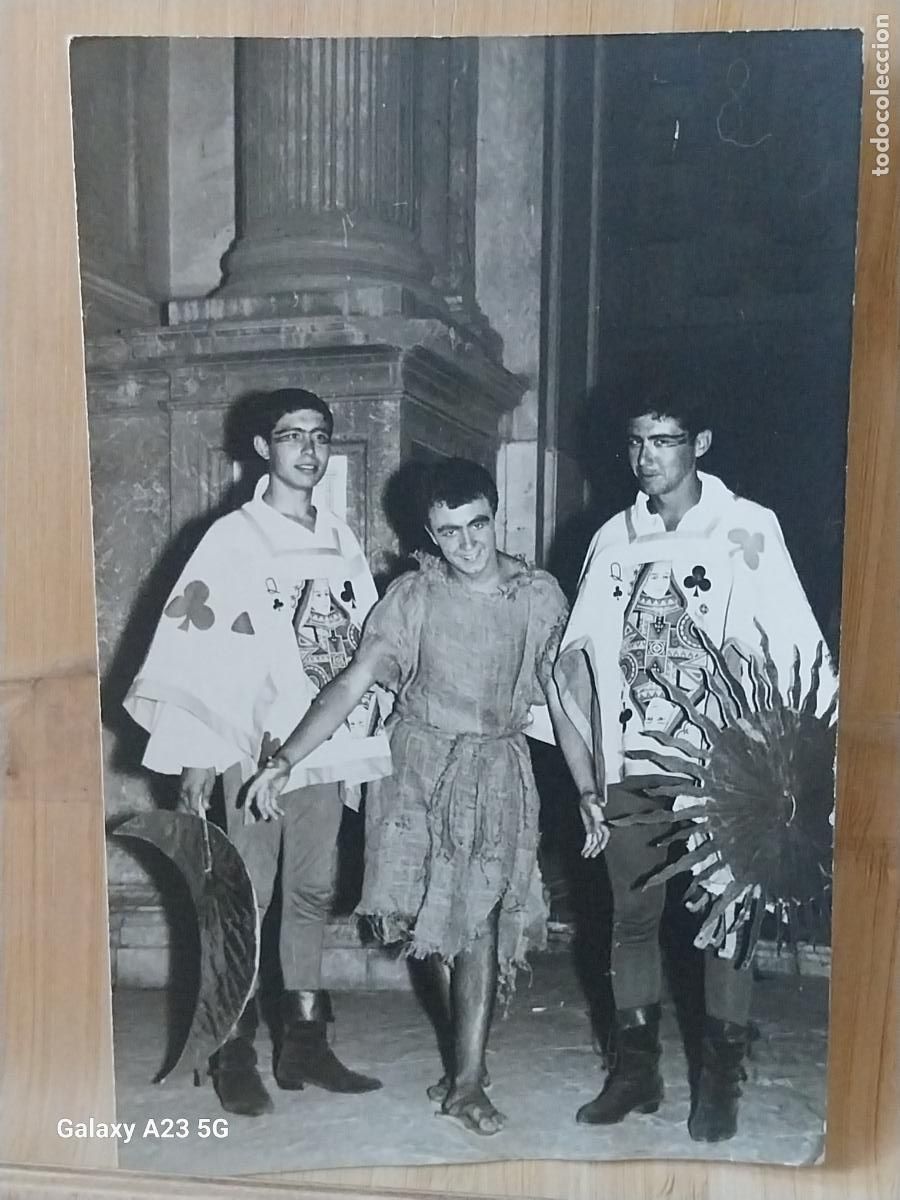 Cinema: REPRESENTACION TEATRO FANTASIA ARLEQUINES ACTORES ACTOR FOTO PARTICULAR 14X9CMS ***
