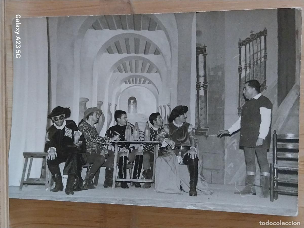 Cine: REPRESENTACION TEATRO SIGLO ORO ACTORES ACTOR FOTO PARTICULAR 14X9CMS ***