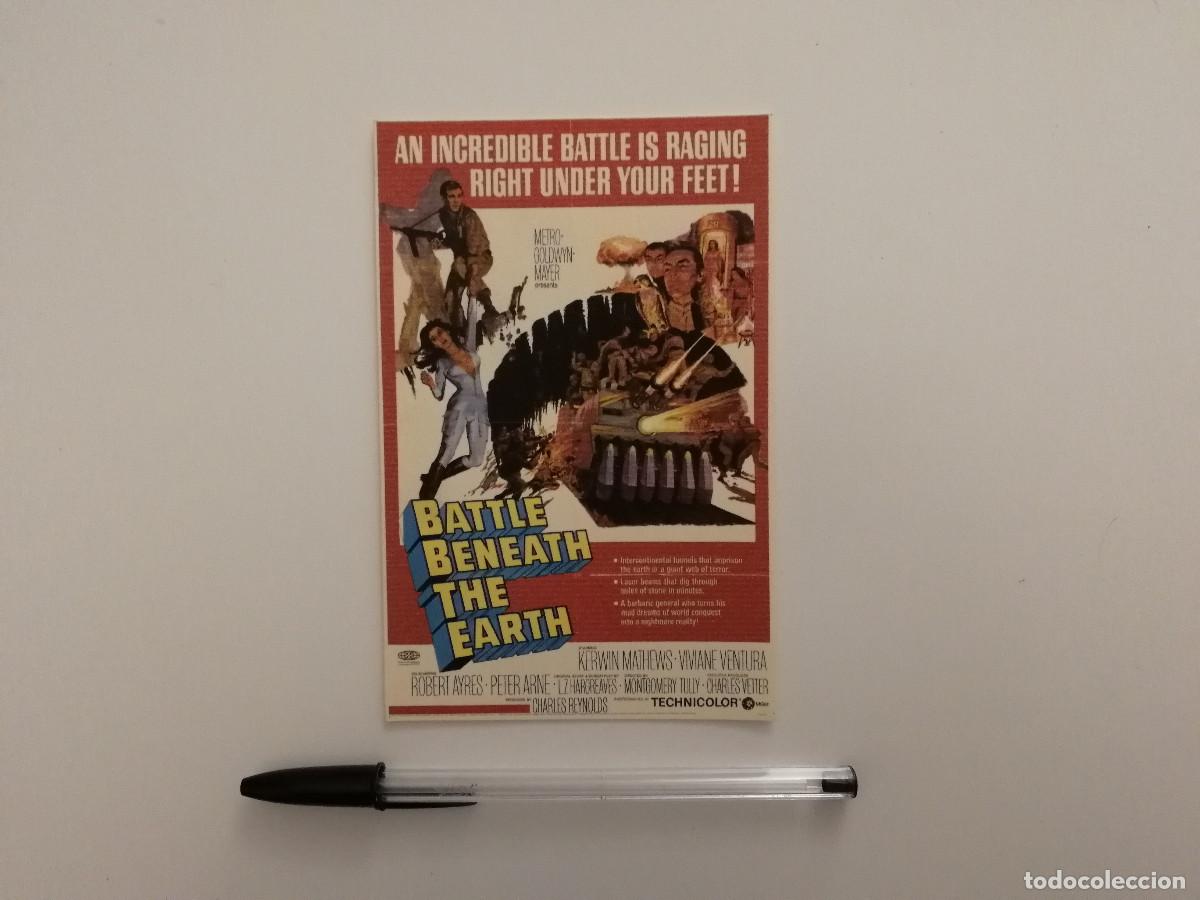 Cine: IMPRESO PAPEL -10*15- La batalla bajo la tierra - CIENCIA FICCION - Battle Beneath the Earth