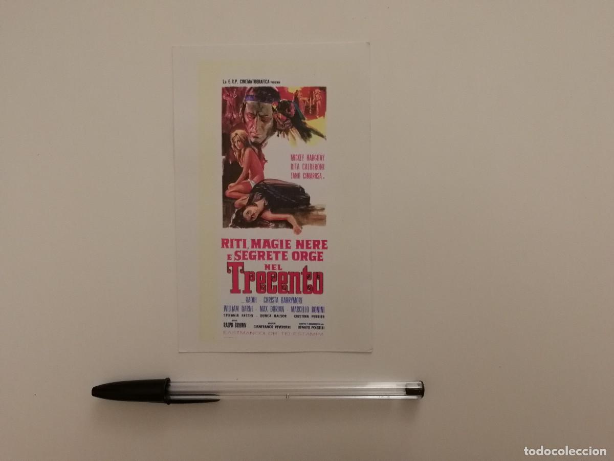 Cine: IMPRESO PAPEL - Riti, magie nere e segrete orge nel trecento - TERROR - Mickey Hargitay