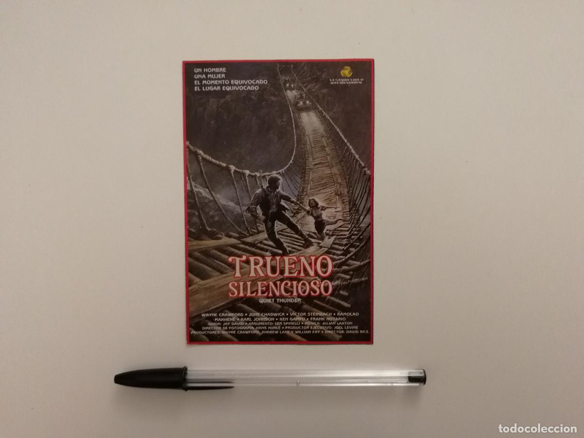 Cine: TARJETA ACARTONADA -9*13- FURIA SILENCIOSA - THRILLER - JUNE CHADWICK - QUIET THUNDER