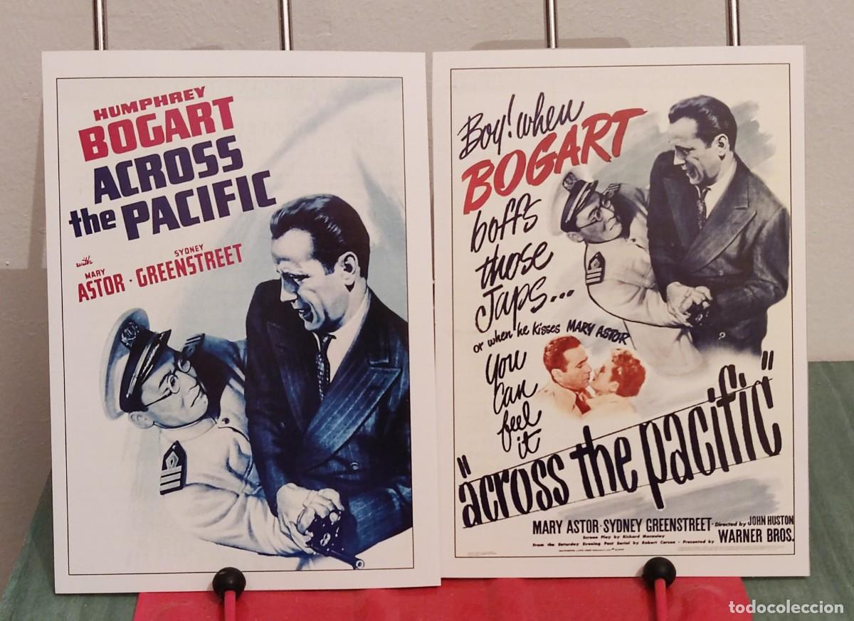 Cine: A traves del pacifico (Across the pacific) . 2 Fichas revista Accion cine