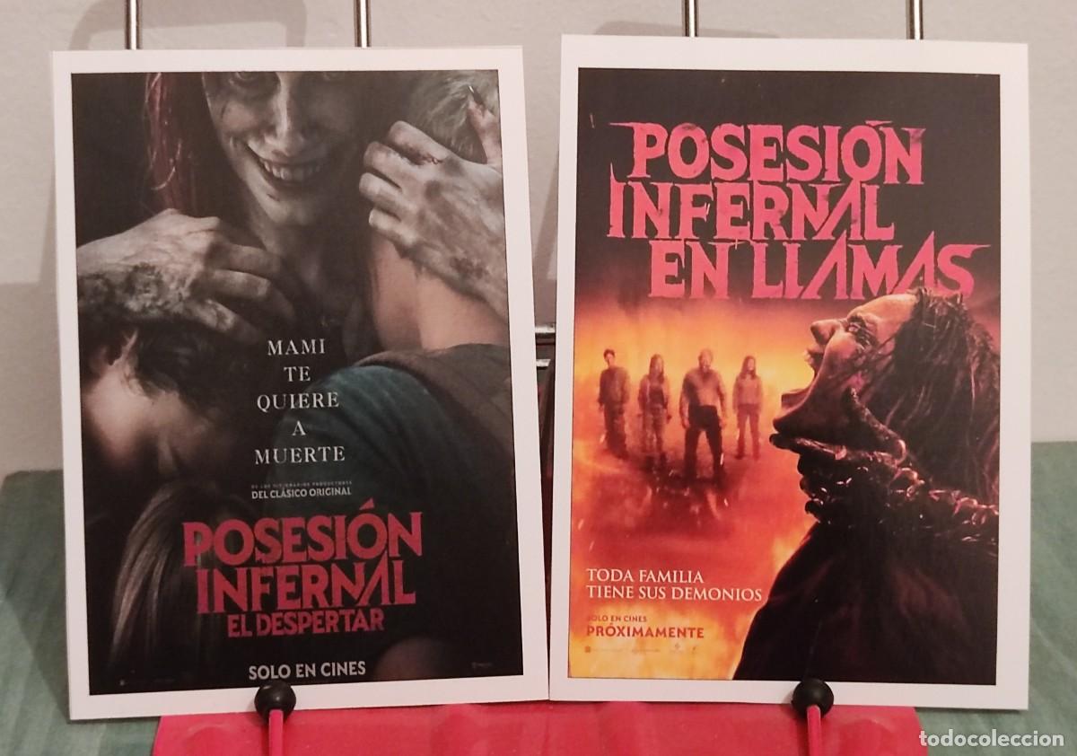 Kino: Posesion infernal el despertar y Posesion infernal en llamas . 2 Fichas revista Accion cine