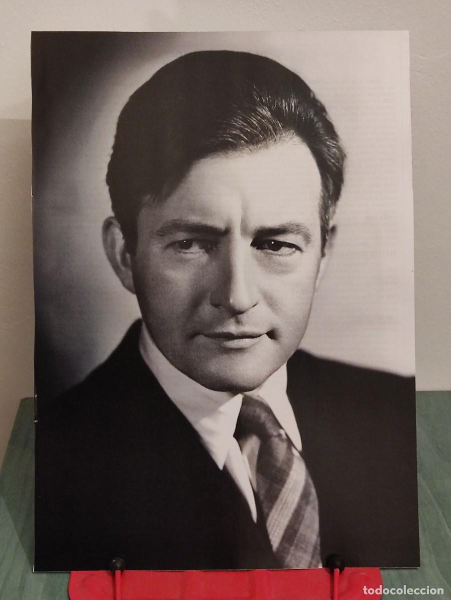 Cine: Claude Rains . Ficha A4 revista Accion cine