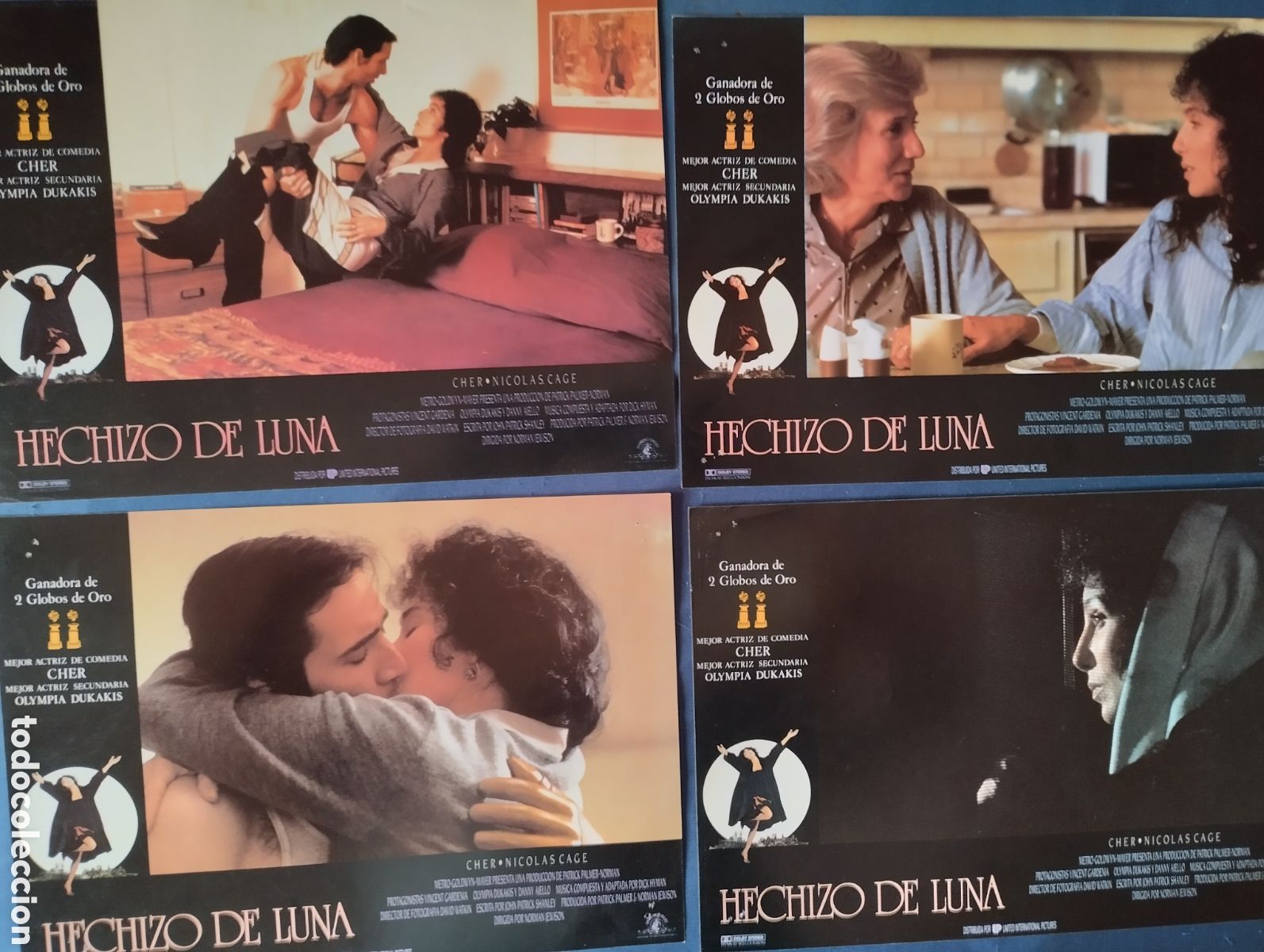 Cine: 4 FOTOCROMOS - HECHIZO DE LUNA