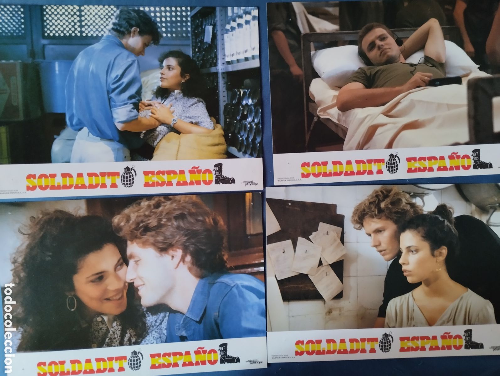 Cine: 4 FOTOCROMOS - SOLDADITO ESPA&Ntilde;OL