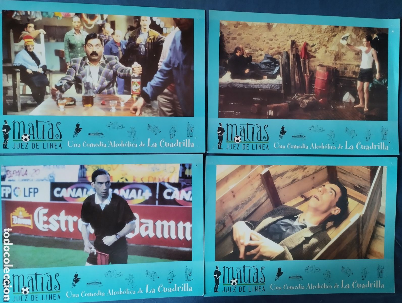 Cine: 4 FOTOCROMOS - MATIAS JUEZ DE LINEA