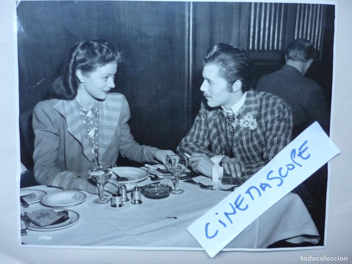 Cine: moira shearer - foto original b/n - dirk bogarde en su rodaje de esther waters