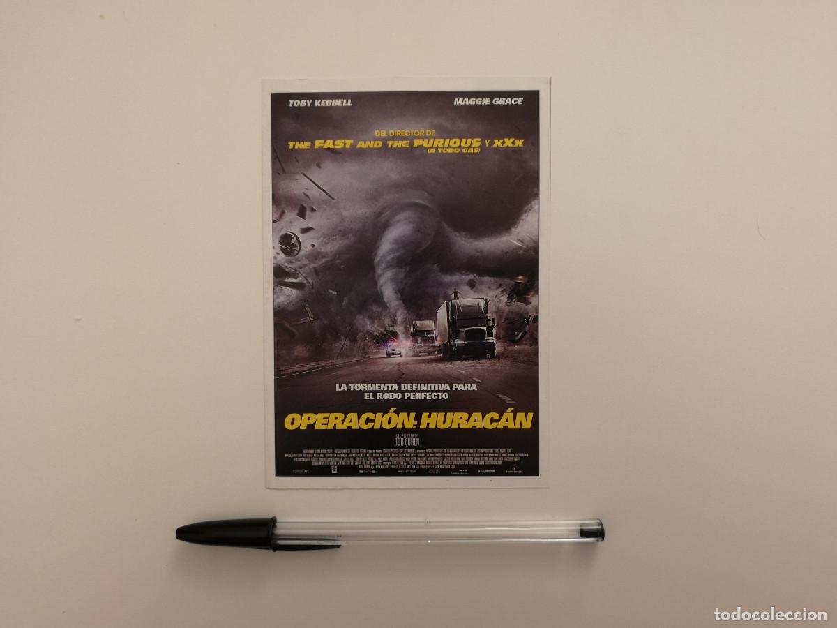 Cine: FICHA COLECCIONABLE -10*15- OPERACION HURACAN - Rob Cohen - MAGGIE GRACE