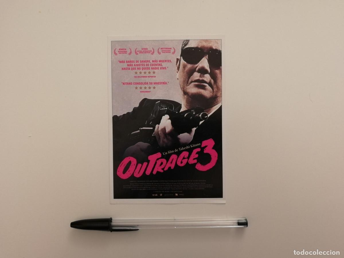 Cine: FICHA COLECCIONABLE -10*15- OUTRAGE 3 - Takeshi Kitano