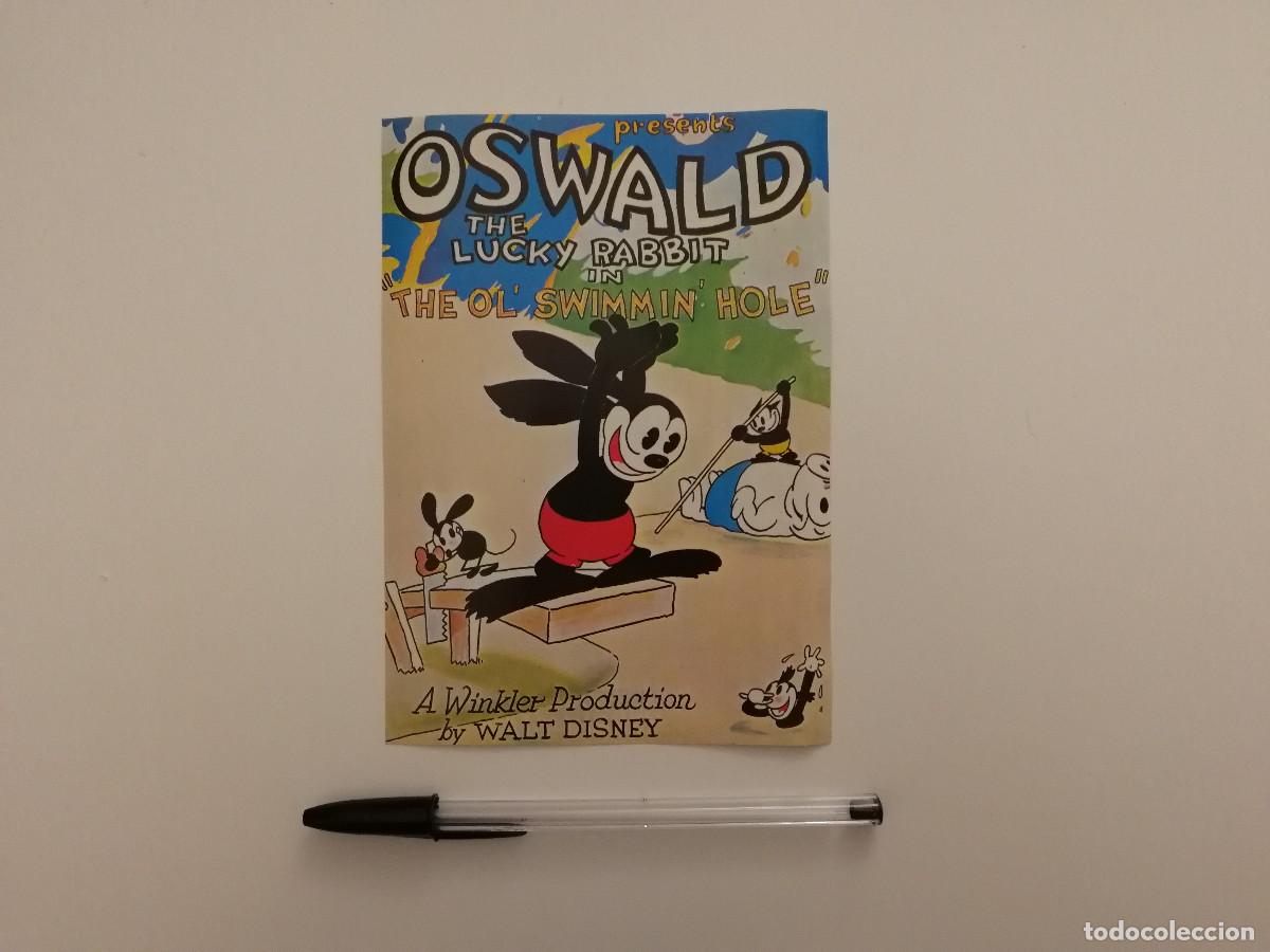 Cine: TARJETA ACARTONADA - Oswald The Ole Swimmin' Hole - WALT DISNEY - ANIMACION