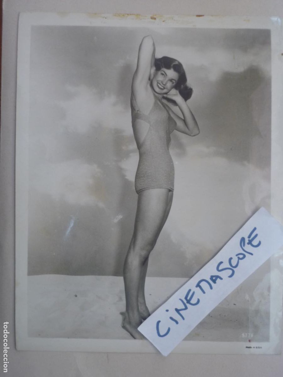 Cine: esther williams - foto original b/n - american cinema actress on the island with you