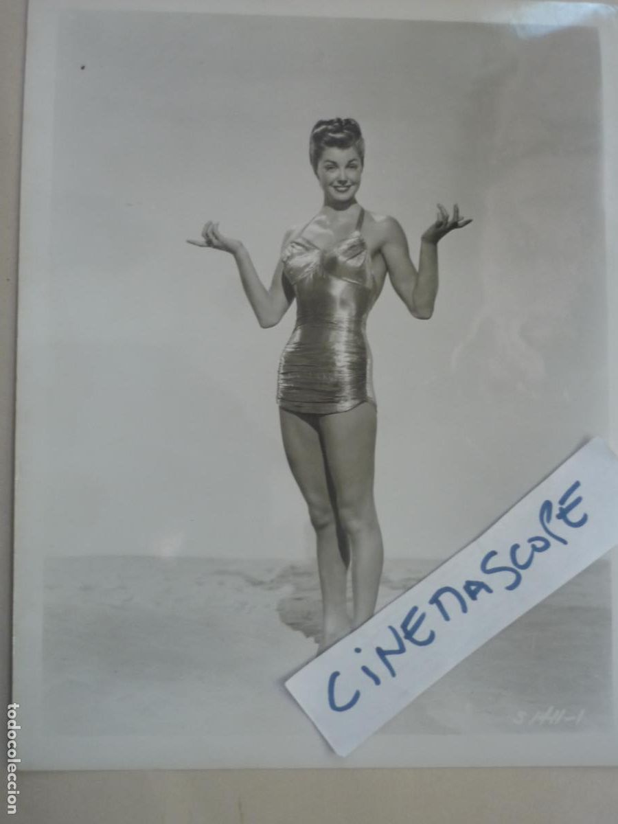 Cine: esther williams - foto original b/n - american cinema actress