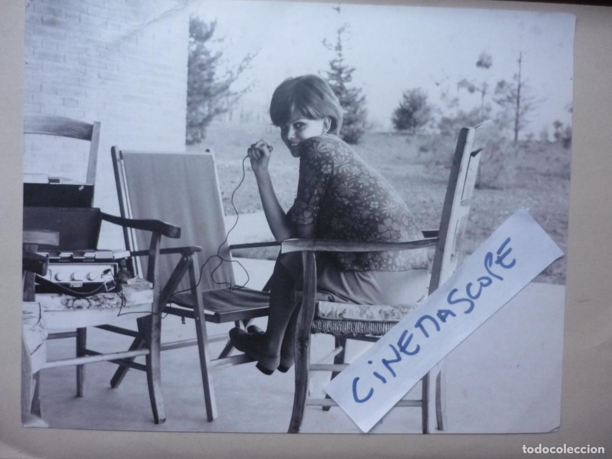 Cine: claudia cardinale - foto original b/n - italian cinema actress - foto familiar