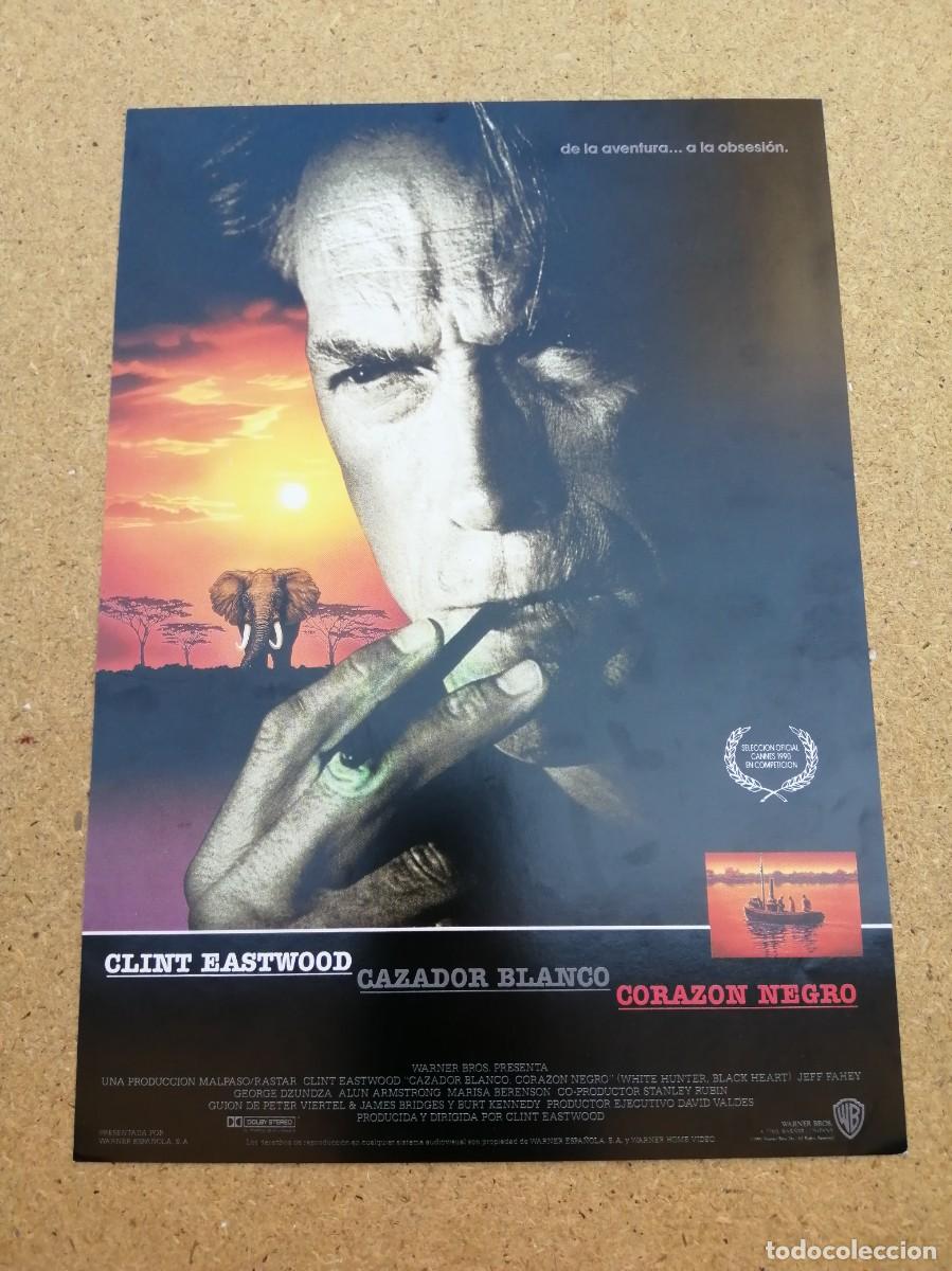 Cine: GUIA CINEMATOGRAFICA. CAZADOR BLANCO, CORAZON NEGRO (CLINT EASTWOOD)