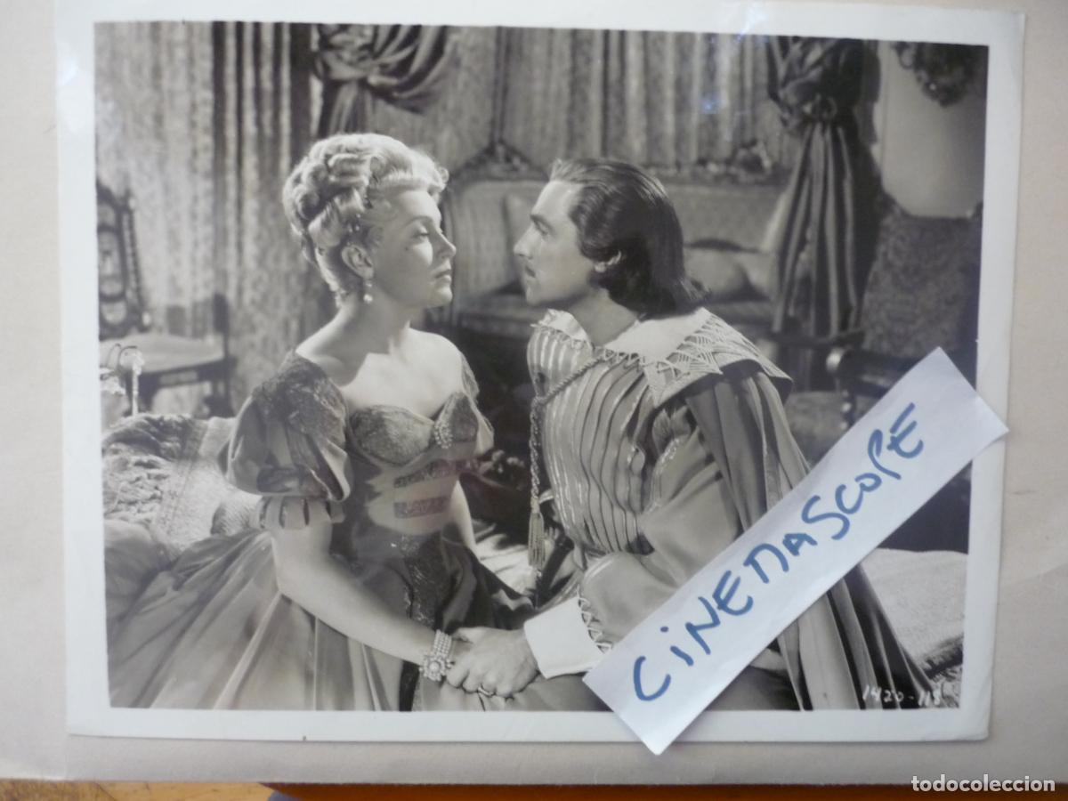 Cine: gene kelly - foto original b/n - los tres mosqueteros - lana turner The Three Musketeers 1948