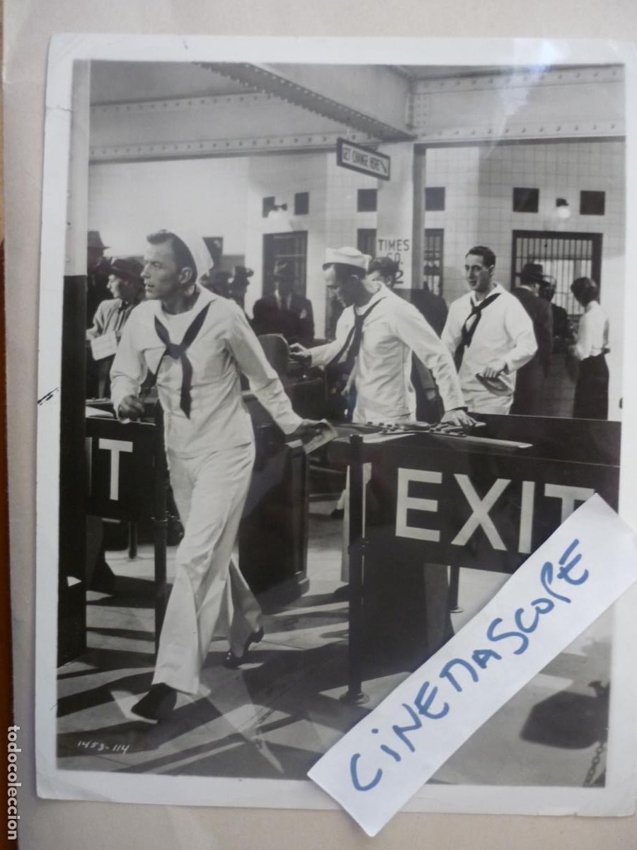 Cine: gene kelly - foto original b/n - frank sinatra - un dia en nyeva york On the Town