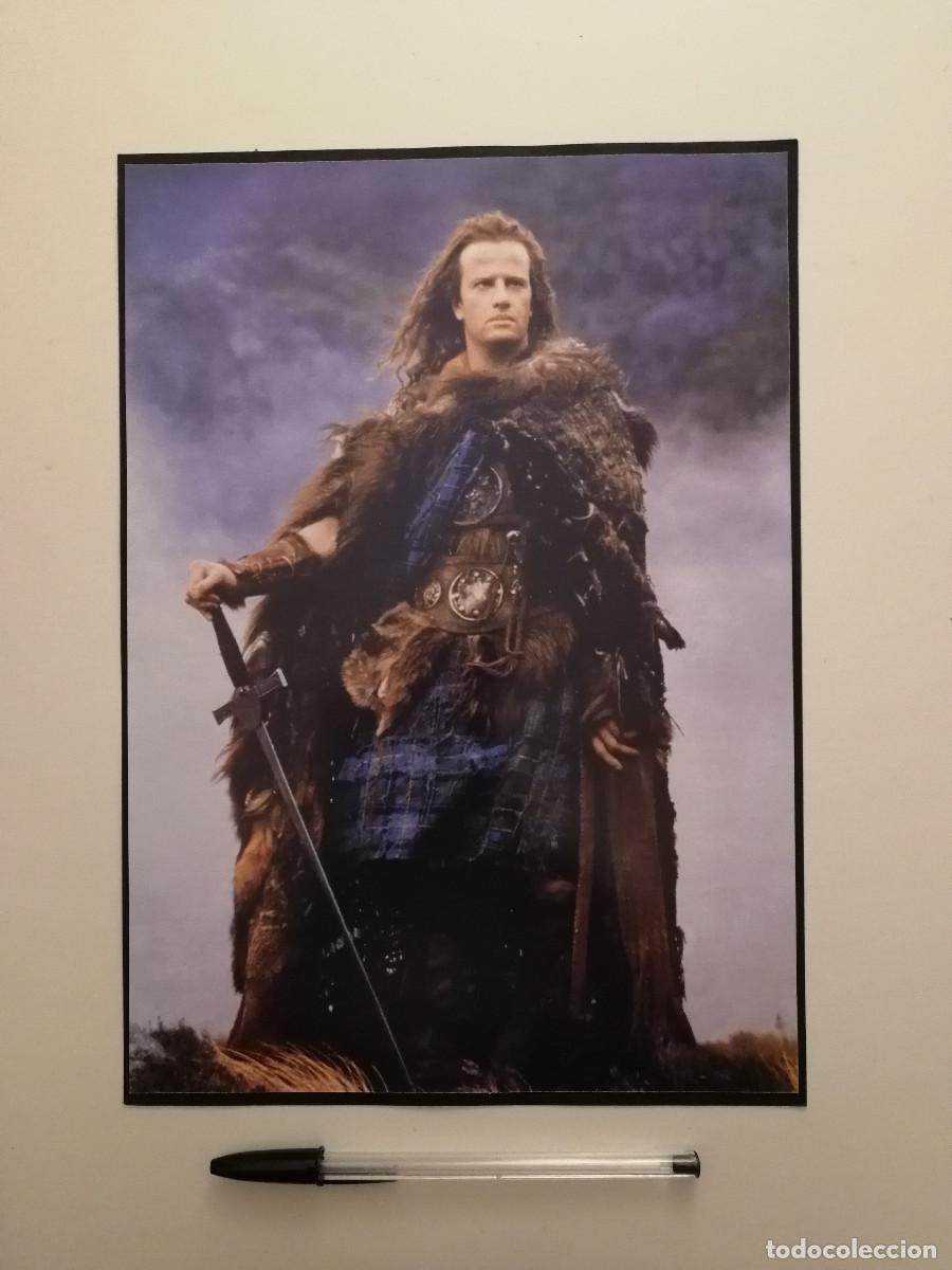 Cine: LAMINA ACARTONADA -A4- LOS INMORTALES-CHRISTOPHER LAMBERT - CIENCIA FICCION