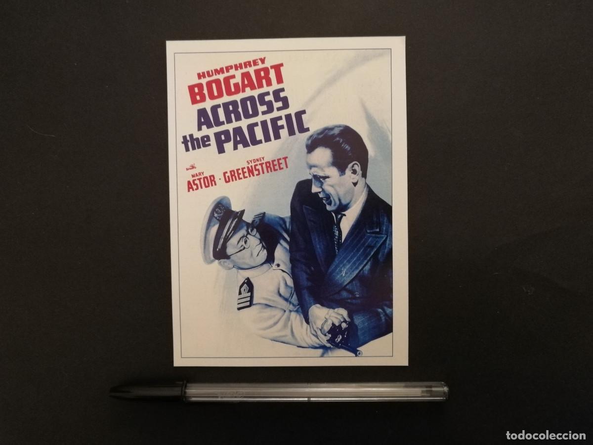 Cine: FICHA COLECCIONABLE -10*15- A TRAVES DEL PACIFICO - Humphrey Bogart