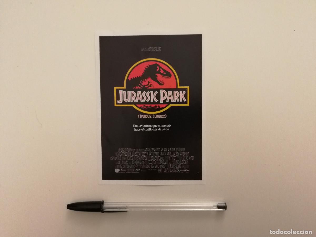 Cine: FICHA COLECCIONABLE -10*15- JURASSIC PARK - INFANTIL - PARQUE JURASICO - STEVEN SPIELBERG