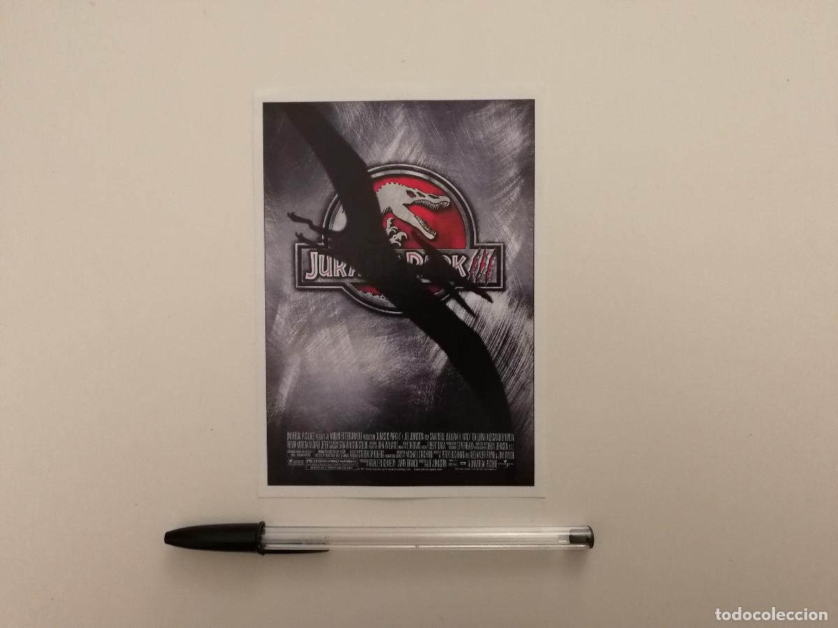 Cine: FICHA COLECCIONABLE -10*15- JURASSIC PARK III 3 - INFANTIL - PARQUE JURASICO - STEVEN SPIELBERG