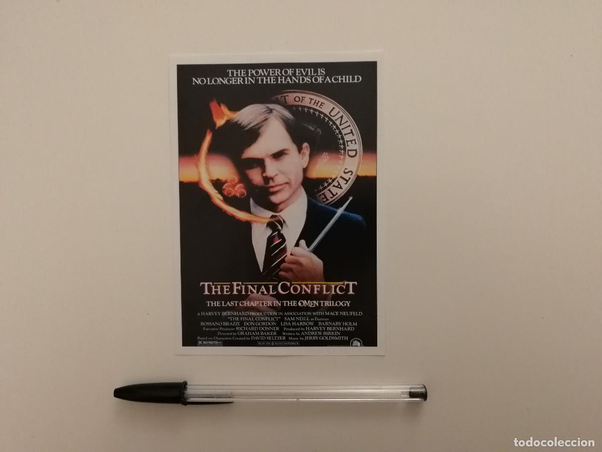 Cine: FICHA COLECCIONABLE -10*15- LA PROFECIA EL FINAL DE DAMIEN - TERROR - SAM NEILL