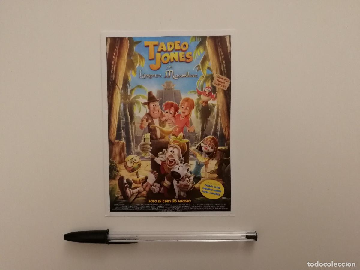 Cine: FICHA COLECCIONABLE -10*15- Tadeo Jones y la l&aacute;mpara maravillosa - INFANTIL