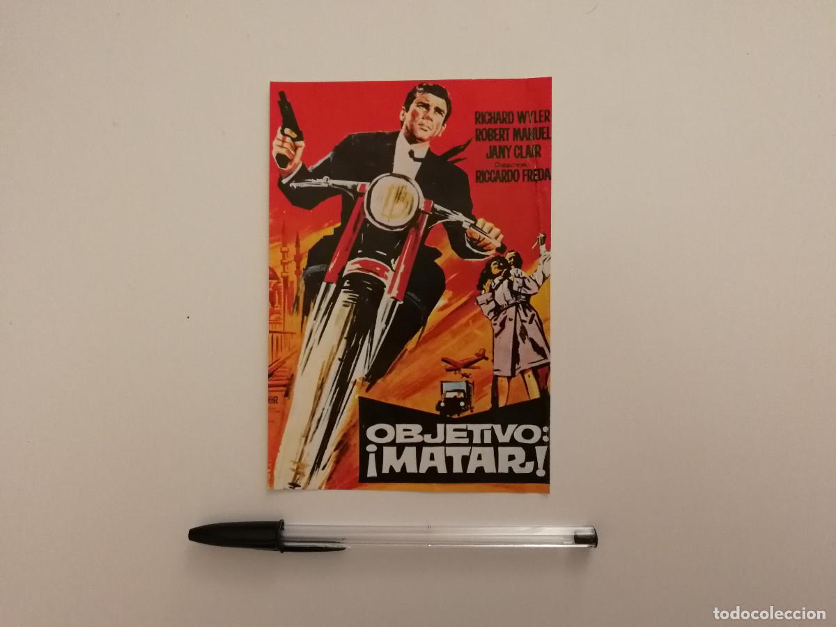 Cine: TARJETA ORIGINAL - OBJETIVO MATAR - RICHARD WYLER