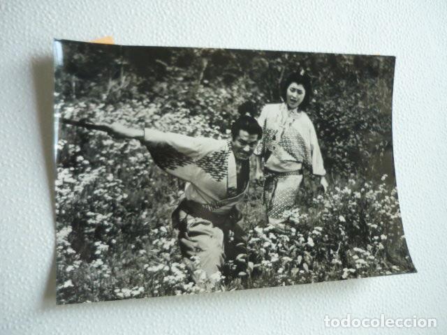 Cinema: SAMURAI ESCENA DE LA PELICULA ANTIGUA FOTOGRAFIA ORIGINAL 12 X 18 CM